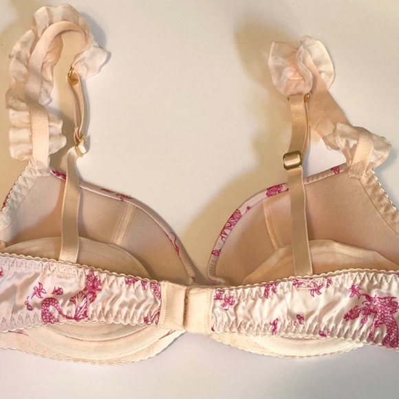 Victorias Secret Mermaid Print Bra Sexy Little Things Vintage 34B - Picture 7 of 10